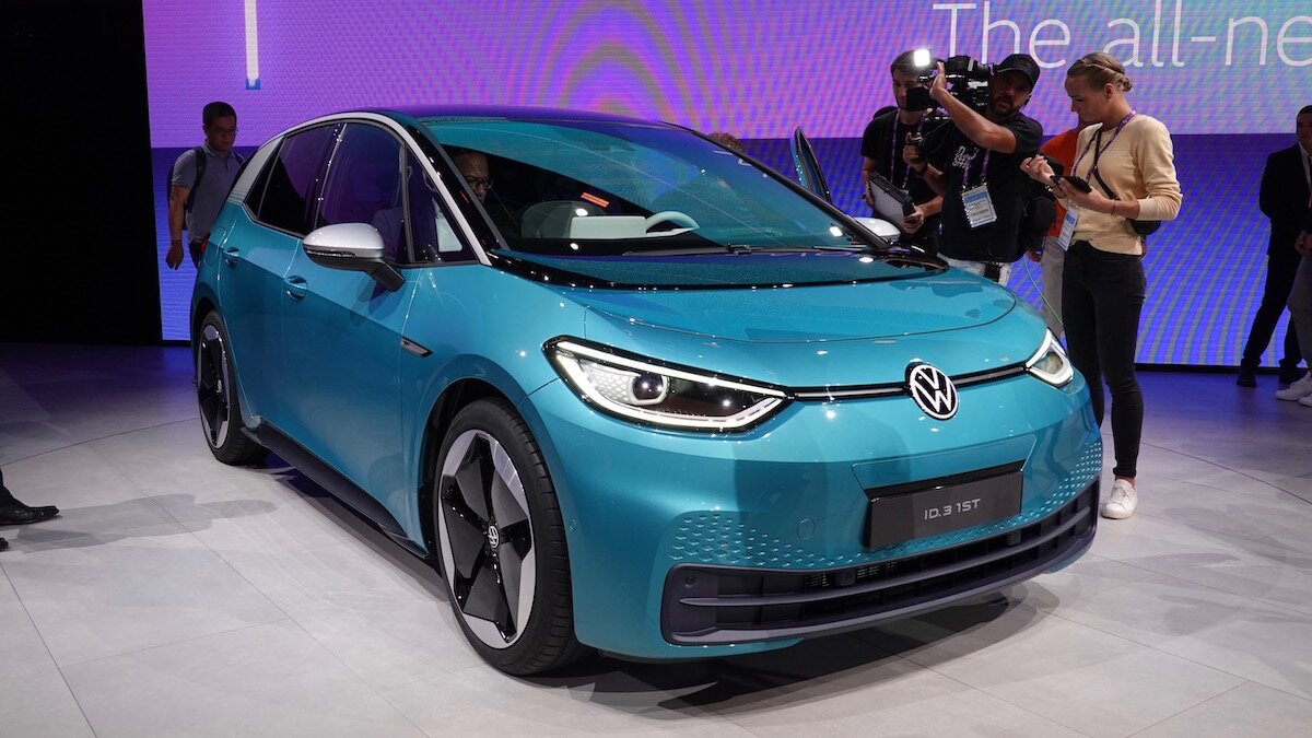 Электрический Volkswagen ID.3: задний привод и запас хода в 550 километров