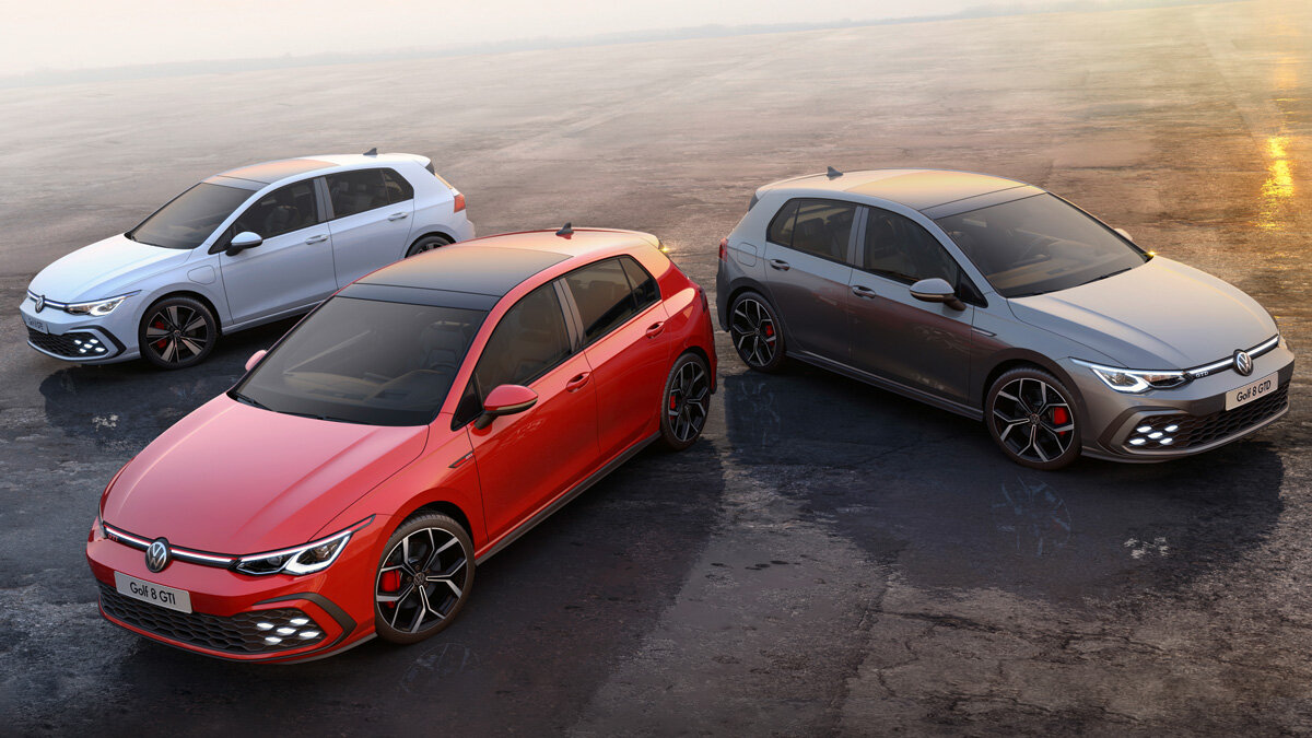 Заряженный VW Golf представлен сразу в трёх версиях