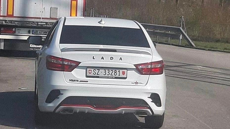 В Швейцарии нашлась Lada Vesta Sport с местными номерами