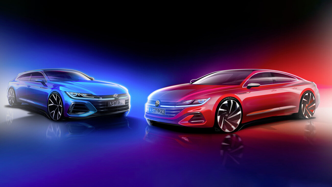 VW представит универсал Arteon одновременно с рестайлингом лифтбека