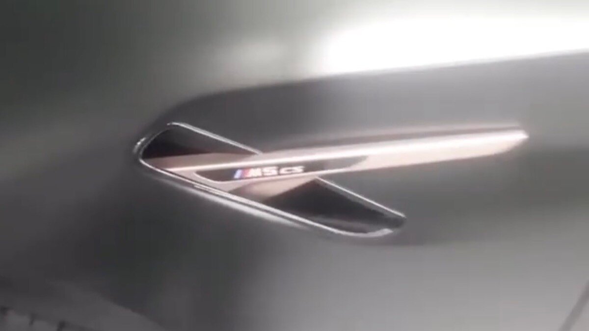 Хардкорная версия BMW M5 раскрыта на видео