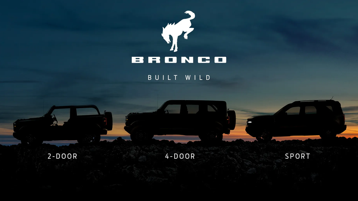 Ford показал три версии внедорожника Bronco и анонсировал суббренд