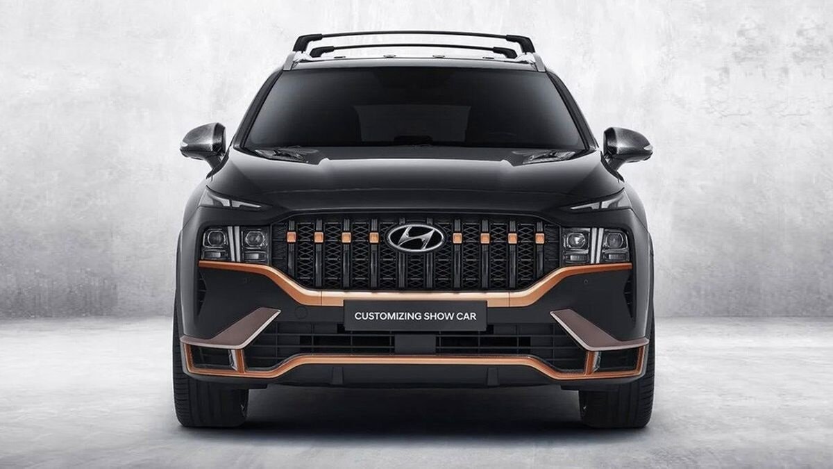 Компания Hyundai «подогрела» обновлённый кроссовер Santa Fe