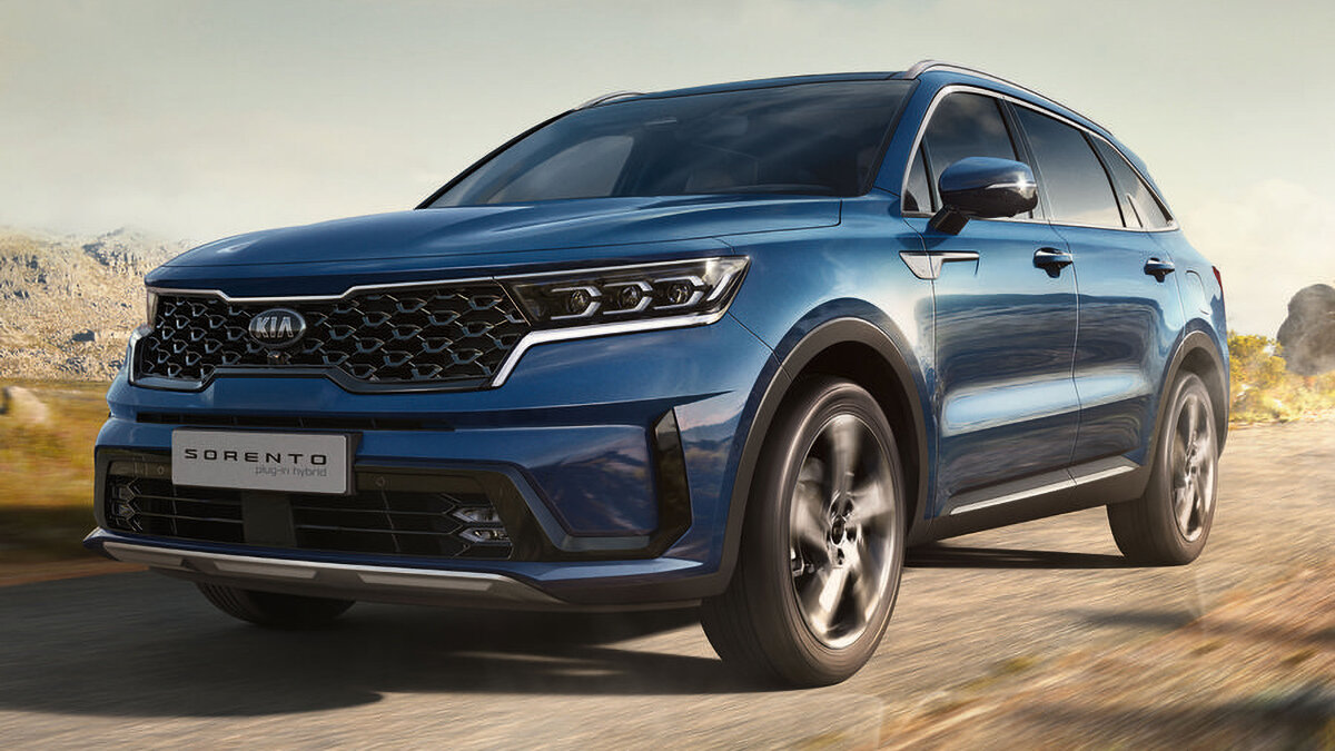 Новый Kia Sorento получил гибридную силовую установку, подзаряжаемую от сети