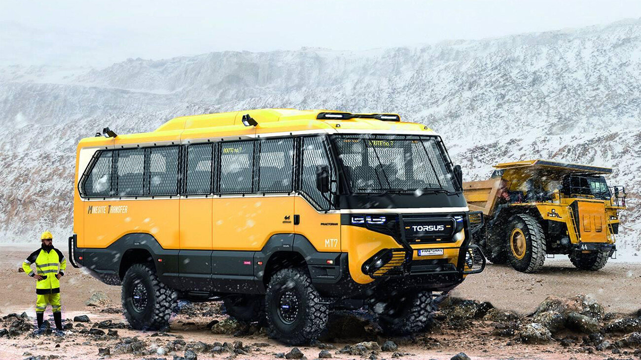 Из грязи — во Фрязино: крутые внедорожные автобусы