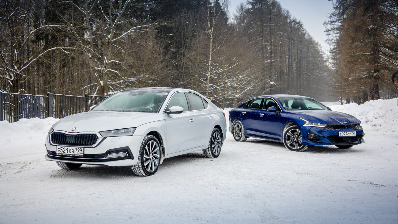 Комфорт плюс. Skoda Octavia против Kia K5: сравнительный тест-драйв