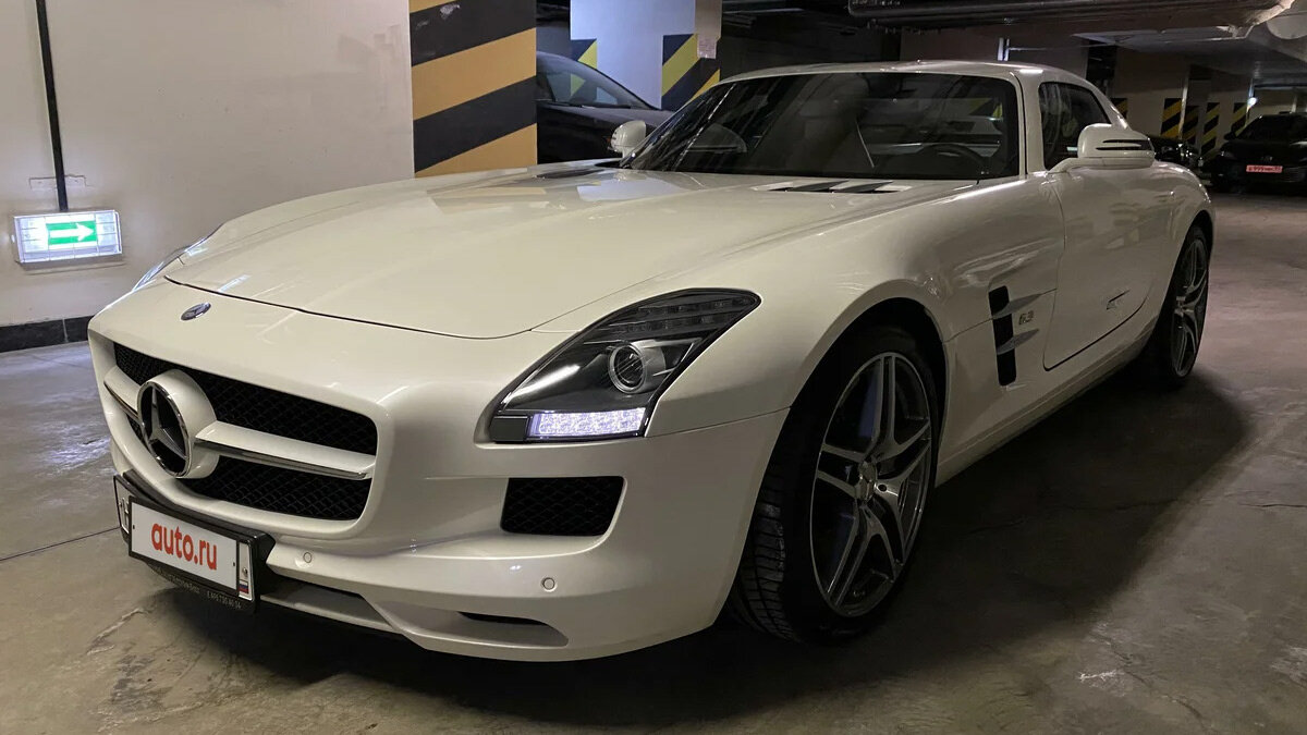 Mercedes-Benz SLS AMG 11 лет не ездил, а теперь продаётся почти за 17 млн рублей