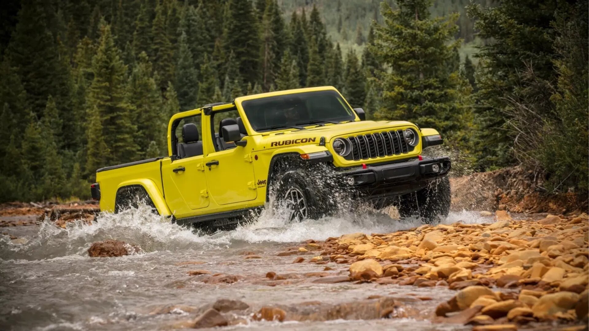 Представлен обновлённый Jeep Gladiator: минус дизель, плюс большой экран