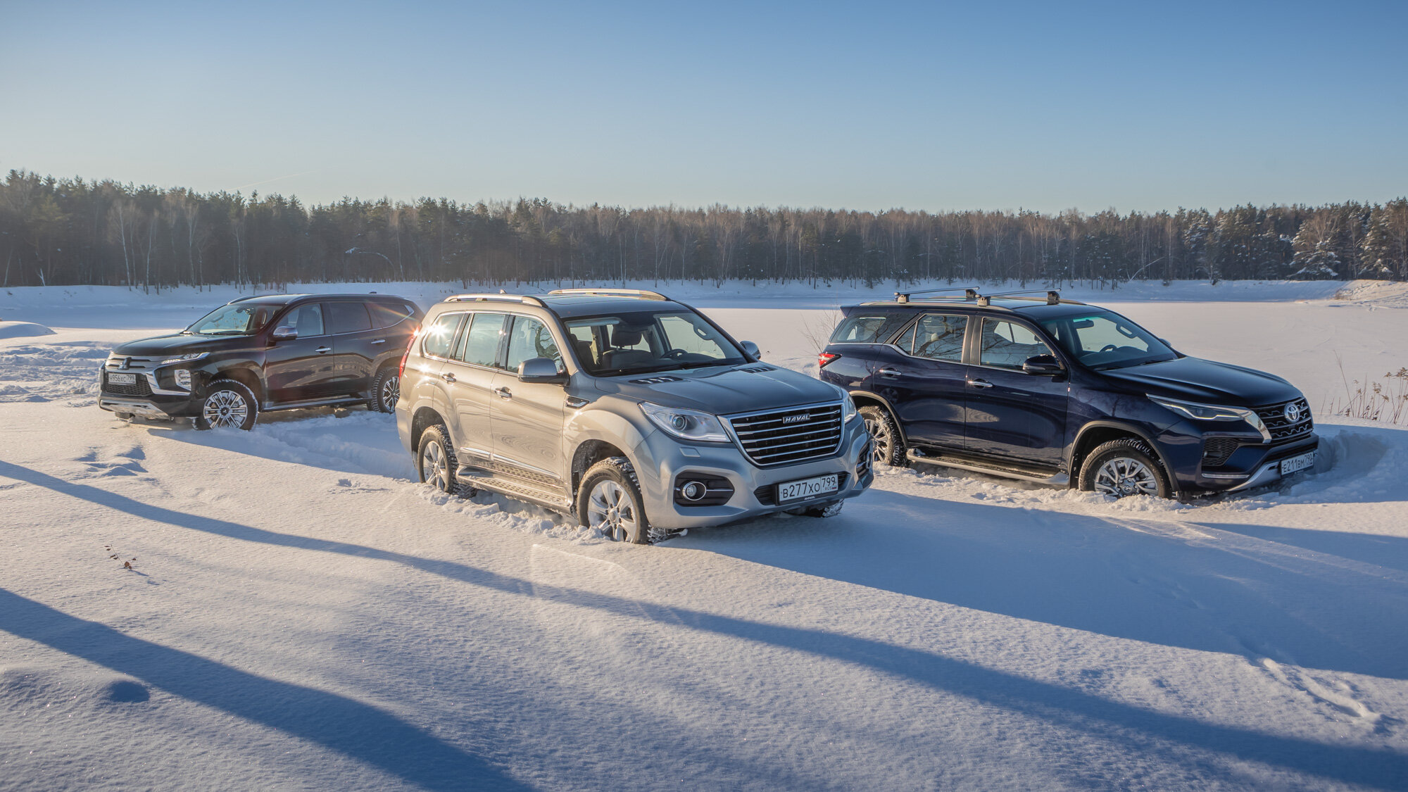 Про запас. Haval H9 против Mitsubishi Pajero Sport и Toyota Fortuner: сравнительный тест-драйв