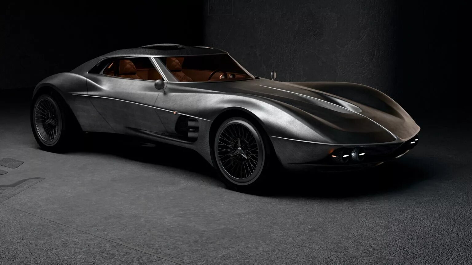 Дизайнер Mercedes-Benz показал, каким бы он хотел увидеть Chevrolet Corvette