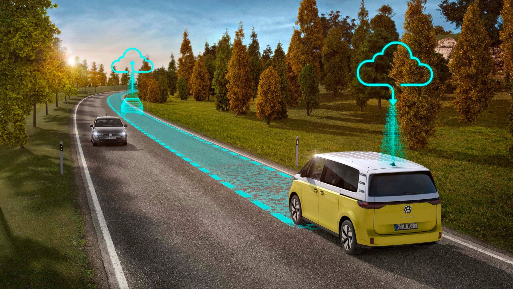 VW ID. Buzz сможет самостоятельно парковаться и перестраиваться