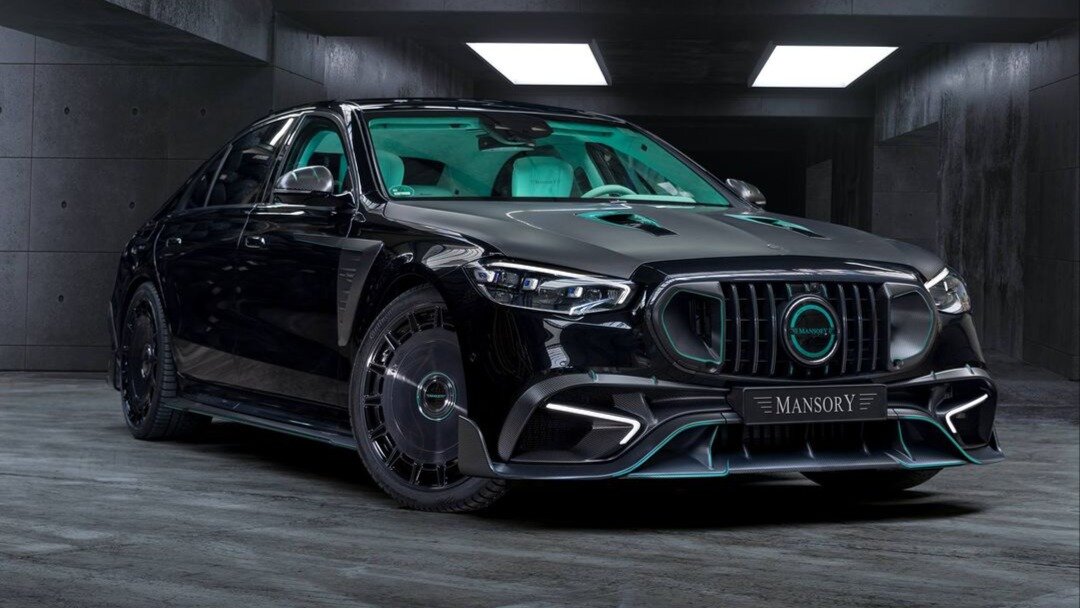 Ателье Mansory показало 950-сильный S-класс с «мятным» салоном