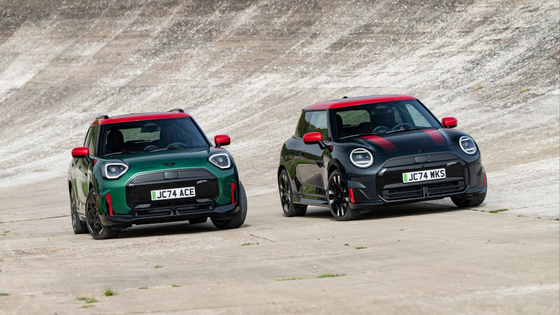Представлены «заряженные» MINI на батарейках — Cooper и Aceman в версии JCW