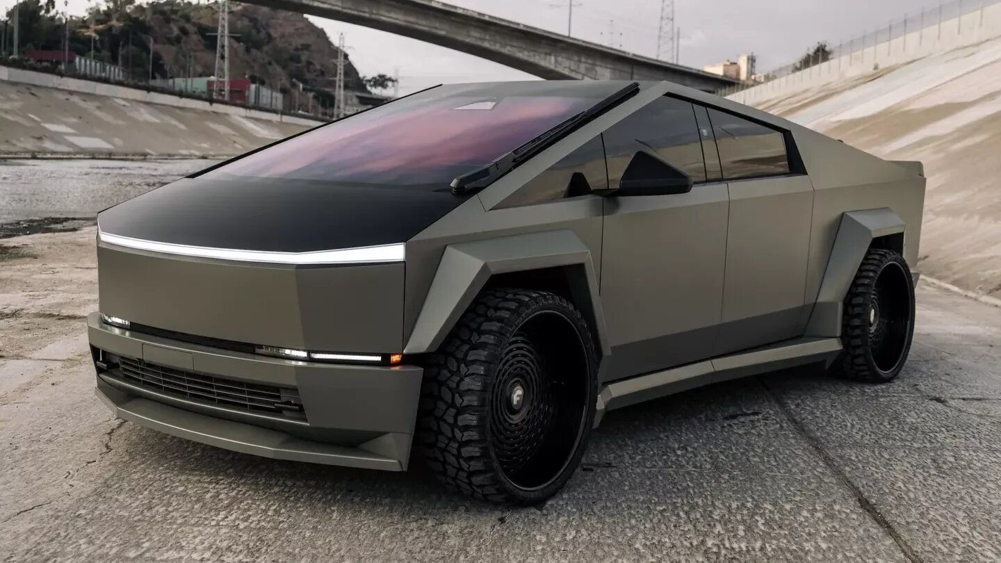 Tesla Cybertruck получил широкий обвес за 8,5 тысячи долларов
