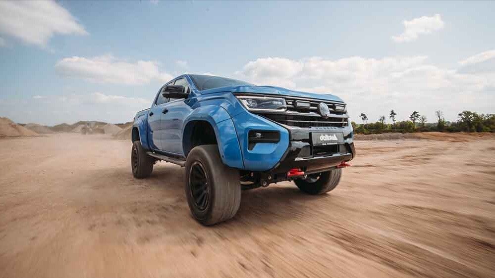 Пикапу Volkswagen Amarok на 170 миллиметров увеличили клиренс в Delta4x4