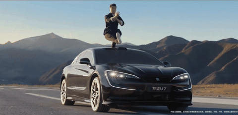 Мастер кунг-фу показал работу адаптивной подвески суперседана BYD Yangwang U7