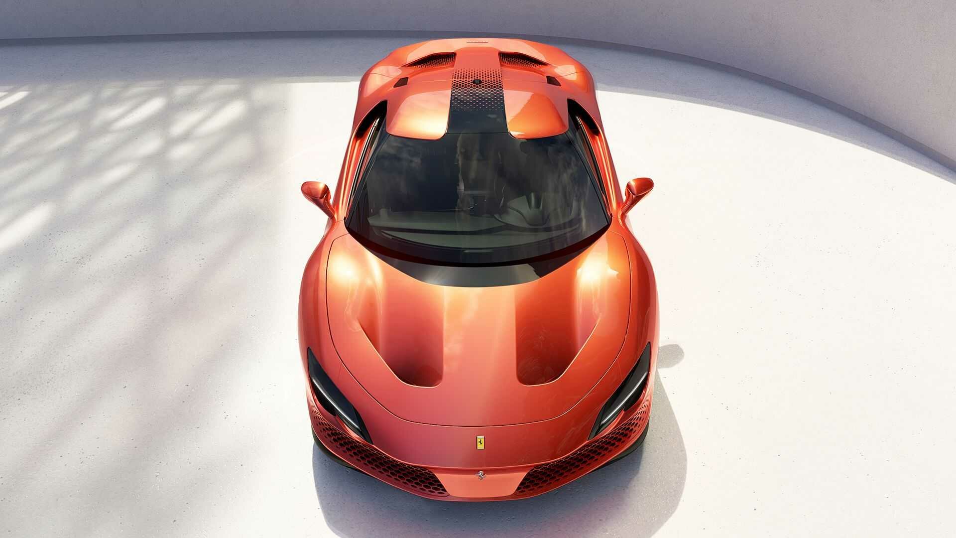 Компания Ferrari представила уникальный суперкар без заднего стекла