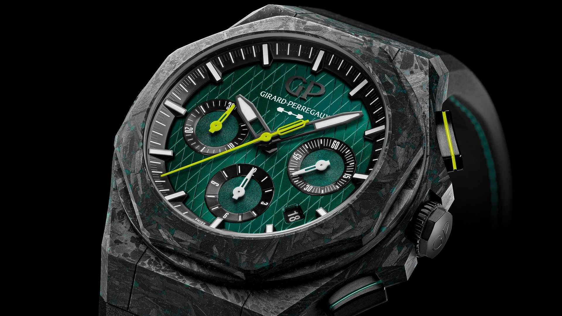 Aston Martin и Girard-Perregaux выпустили часы из карбона от болидов Формулы-1