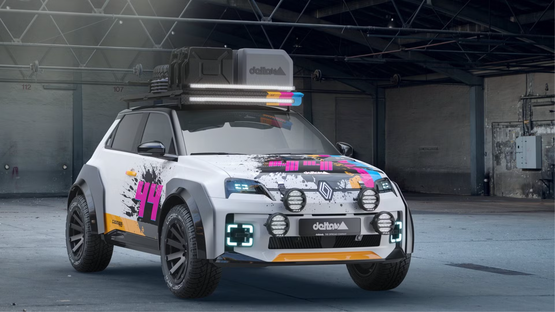 Немцы создали вседорожную версию городского электрохэтчбека Renault 5
