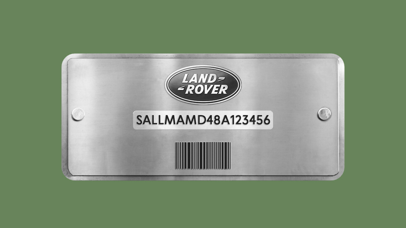 Как расшифровать VIN автомобилей Land Rover