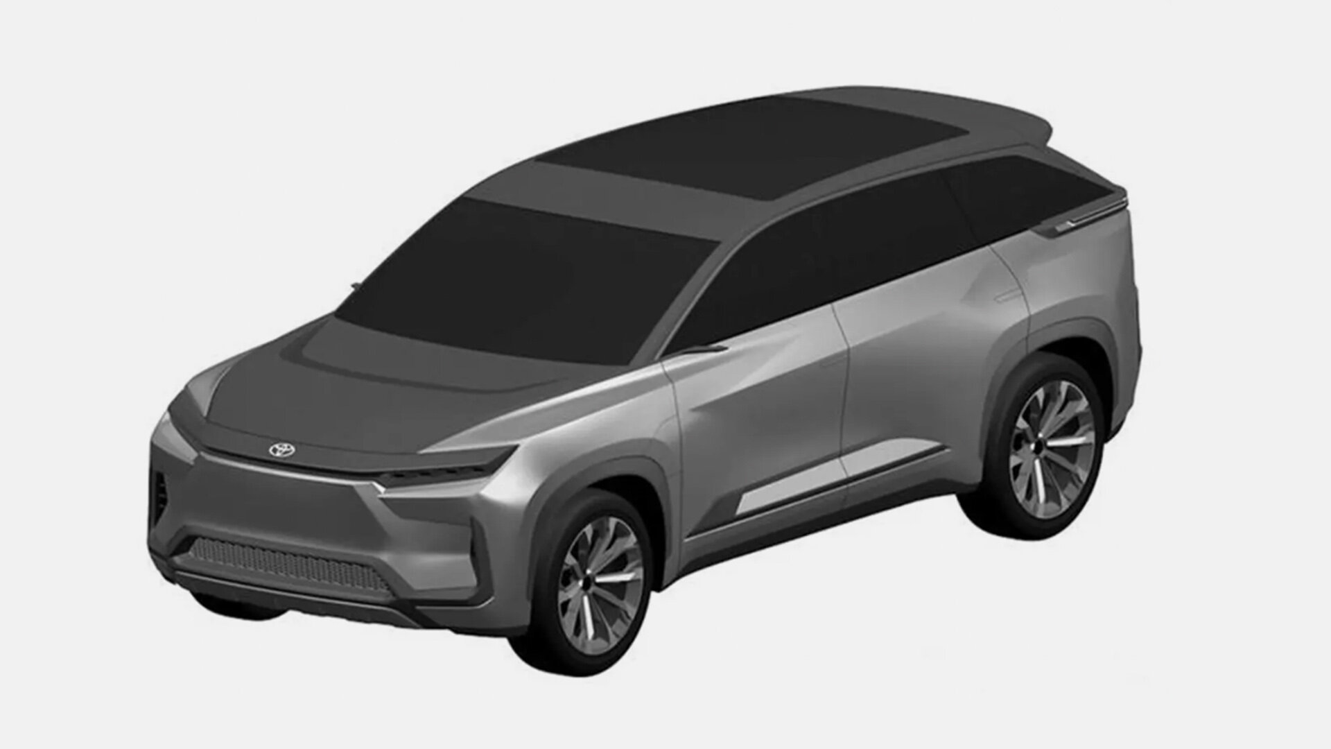 Большой серийный электрокроссовер Toyota bZ рассекречен на патентах