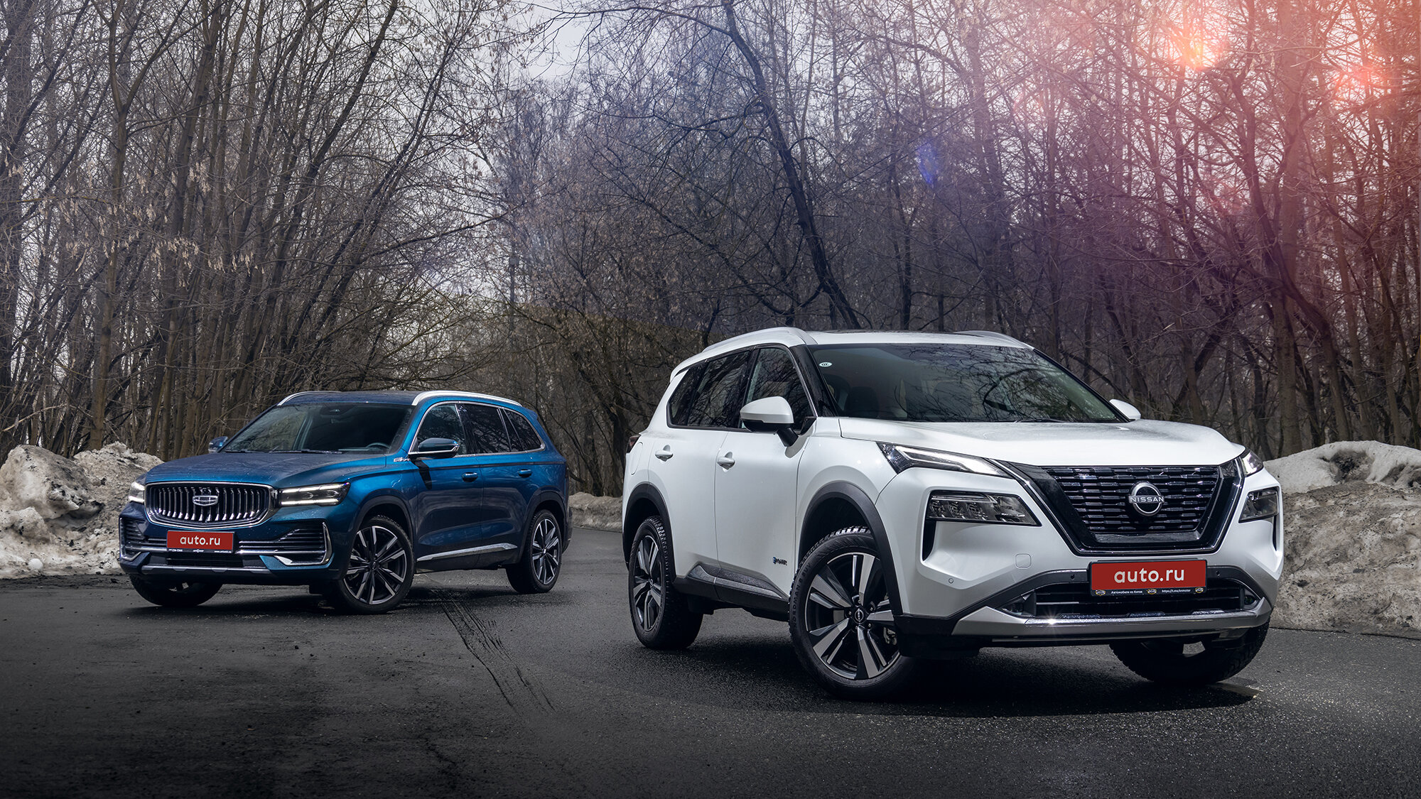 Nissan X-Trail против Geely Monjaro: сравнение конкурентов из параллельных вселенных