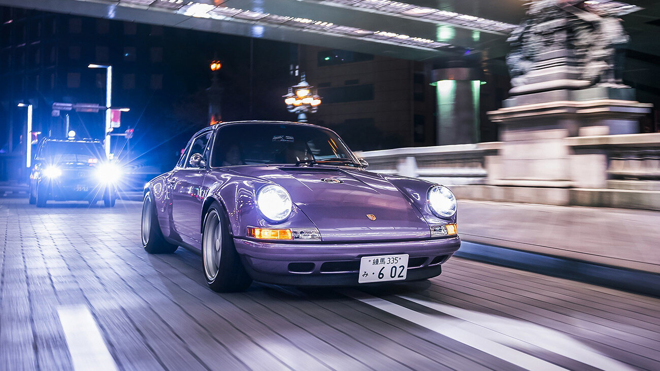 Потрясающий Porsche от Singer на улицах Токио. Фотопост