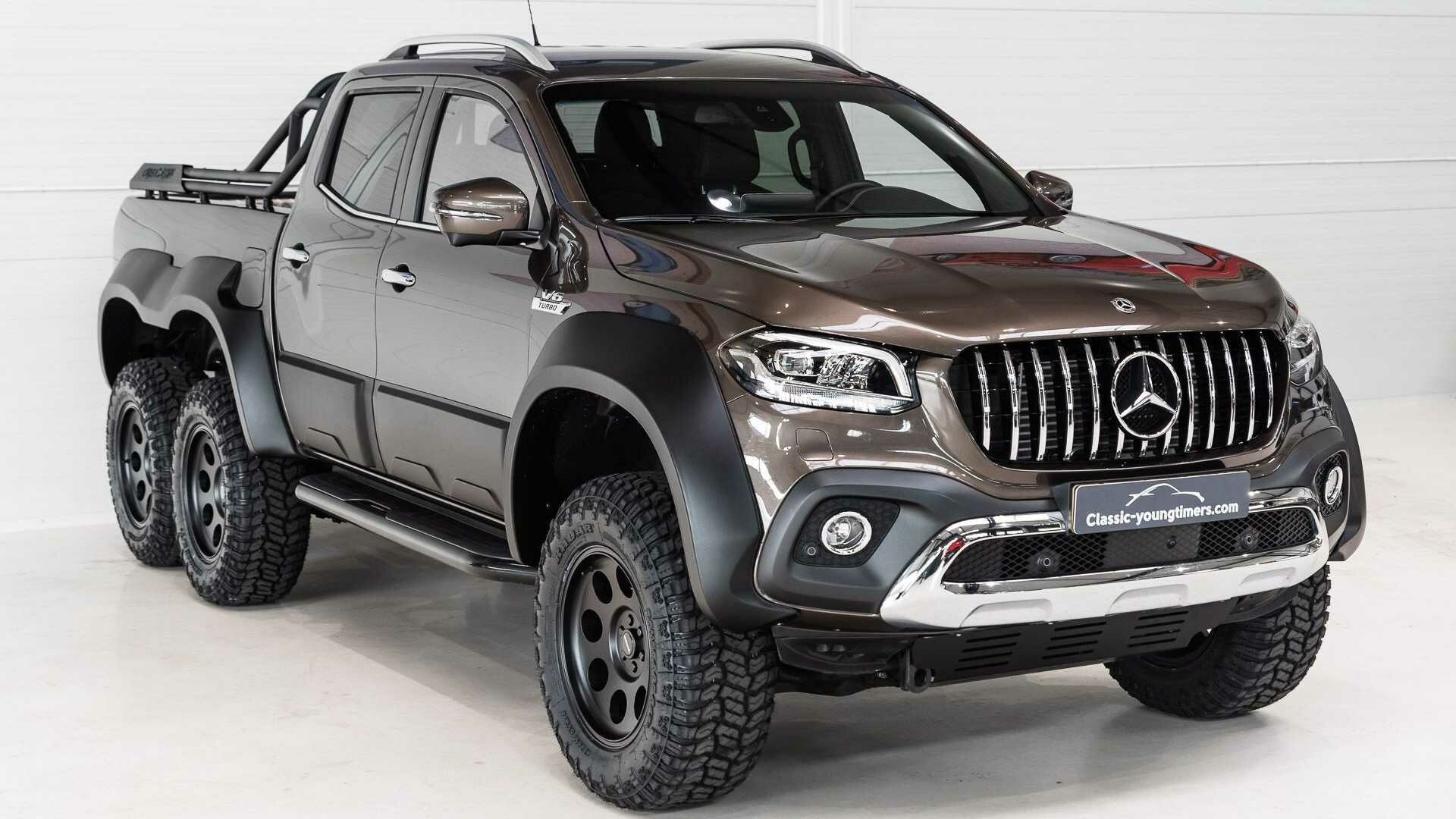 Шестиколёсный Mercedes-Benz X-класс: такого не было, но его придумали