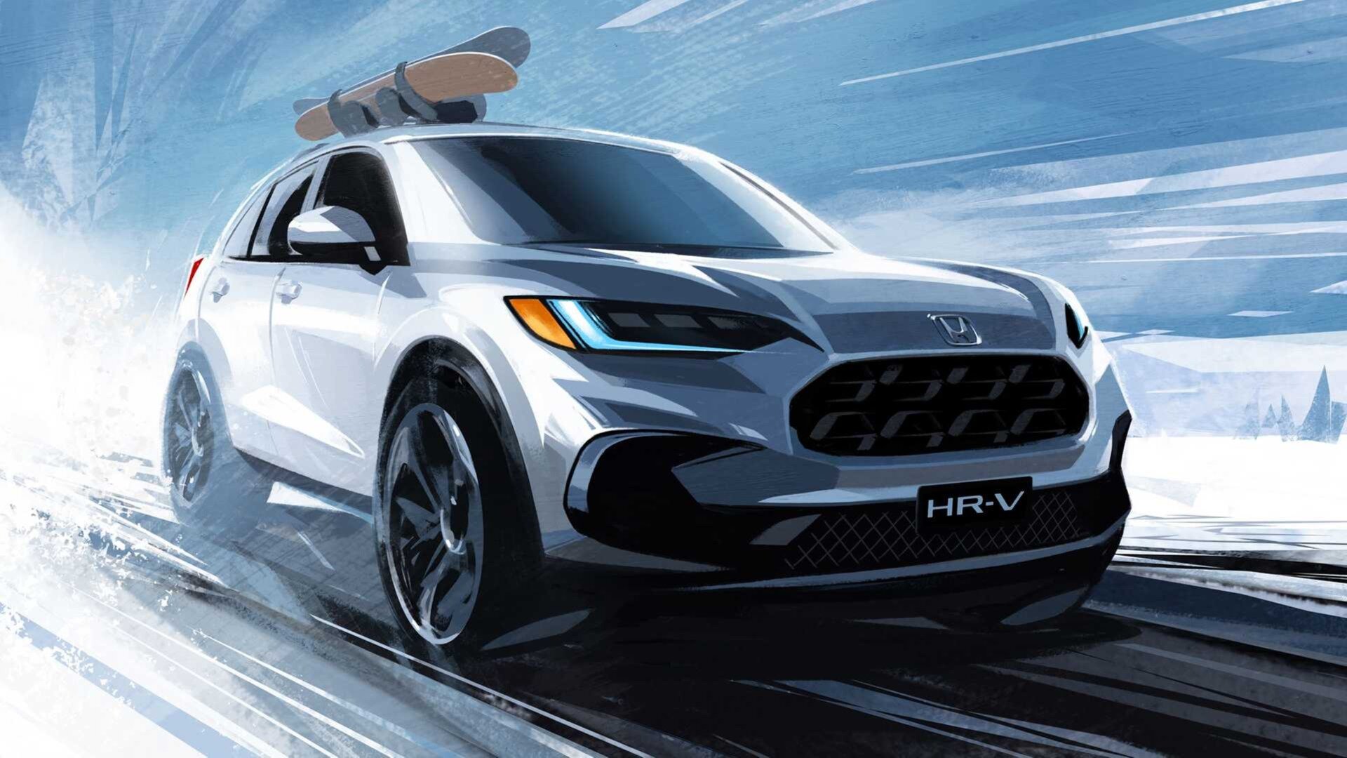 Опубликованы изображения нового кроссовера Honda HR-V для США
