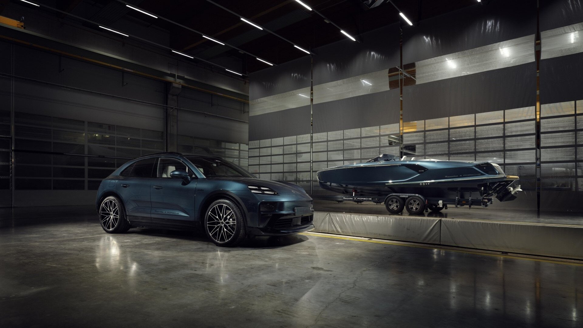 Porsche показал концептуальный Macan в стиле суперлодки