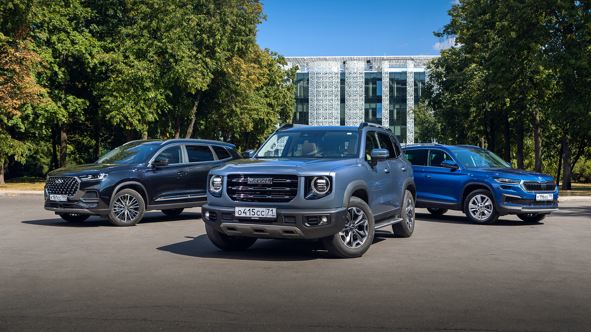 Старый друг против новых двух: сравнительный тест кроссоверов Haval Dargo, Chery Tiggo 8 Pro Max и Skoda Kodiaq