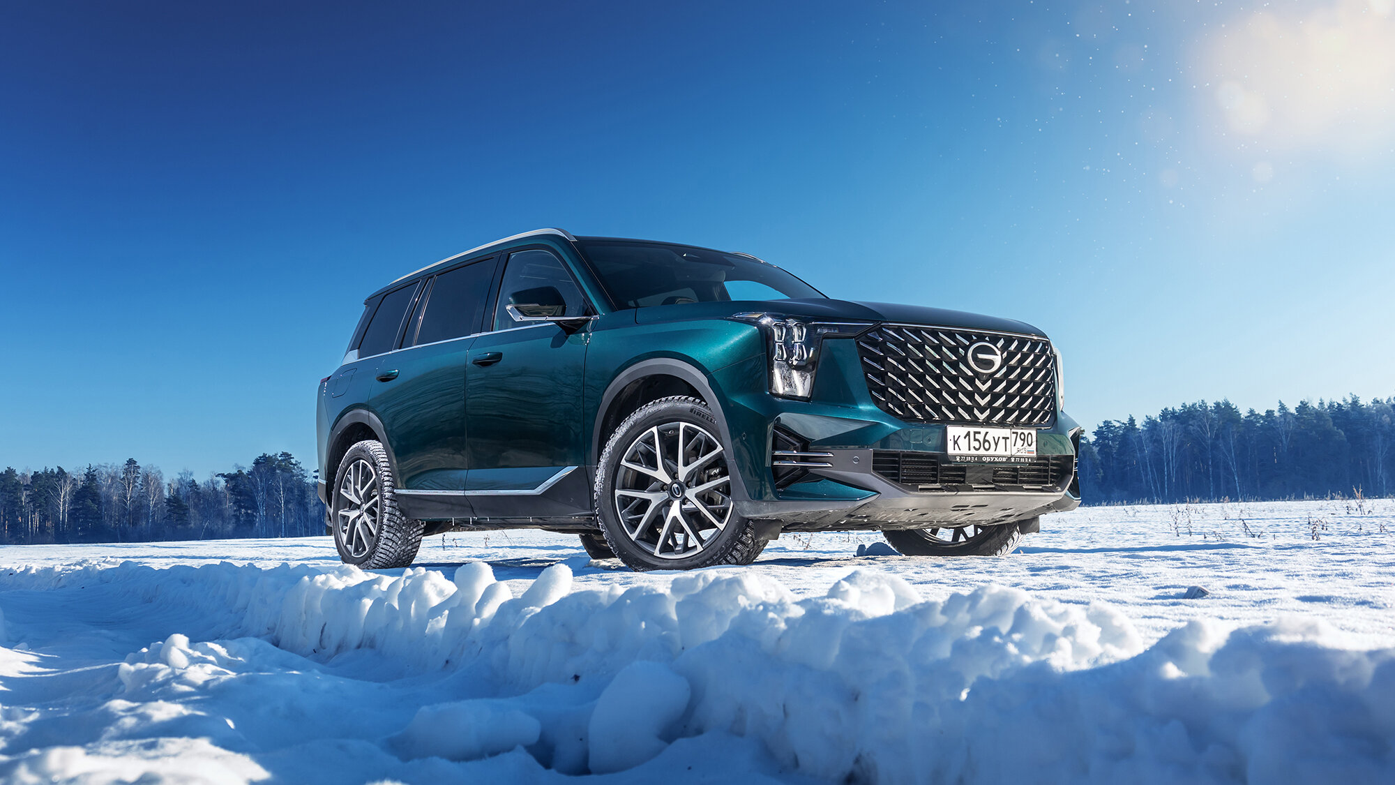 Первый тест большого кроссовера GAC GS8, который умеет подмигивать. И не только!