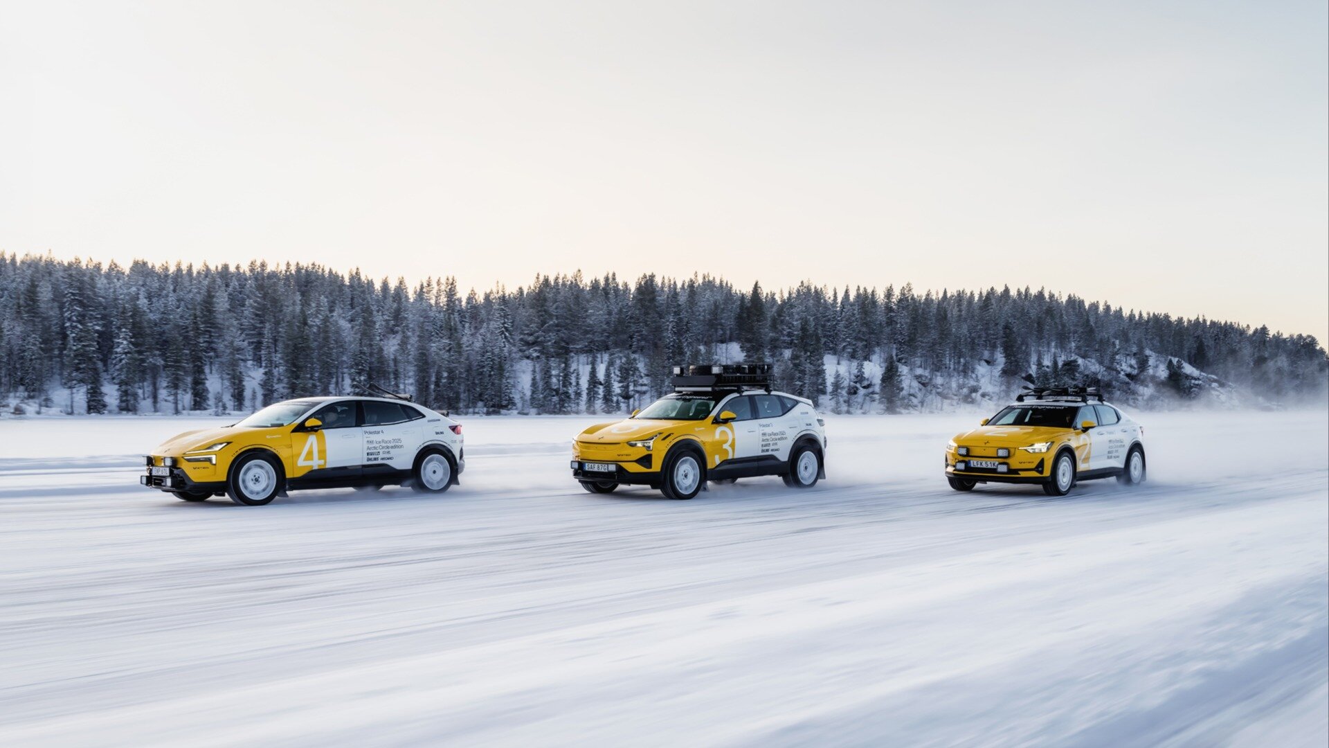 Фирма Polestar показала сразу три раллийных электрокара