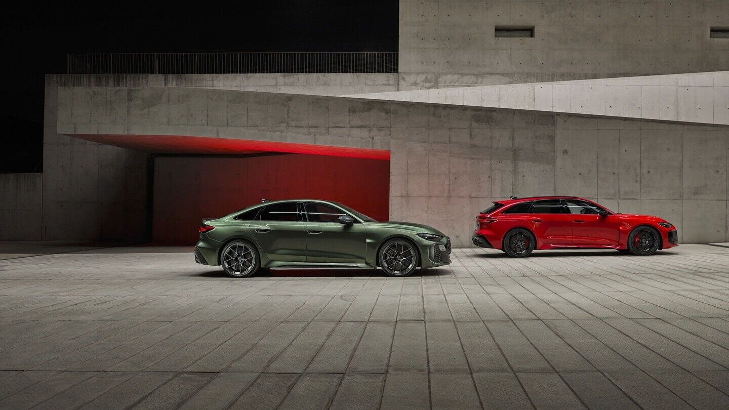 Представлены новые Audi RS5 и RS5 Avant: теперь это гибриды и они мощнее BMW M3