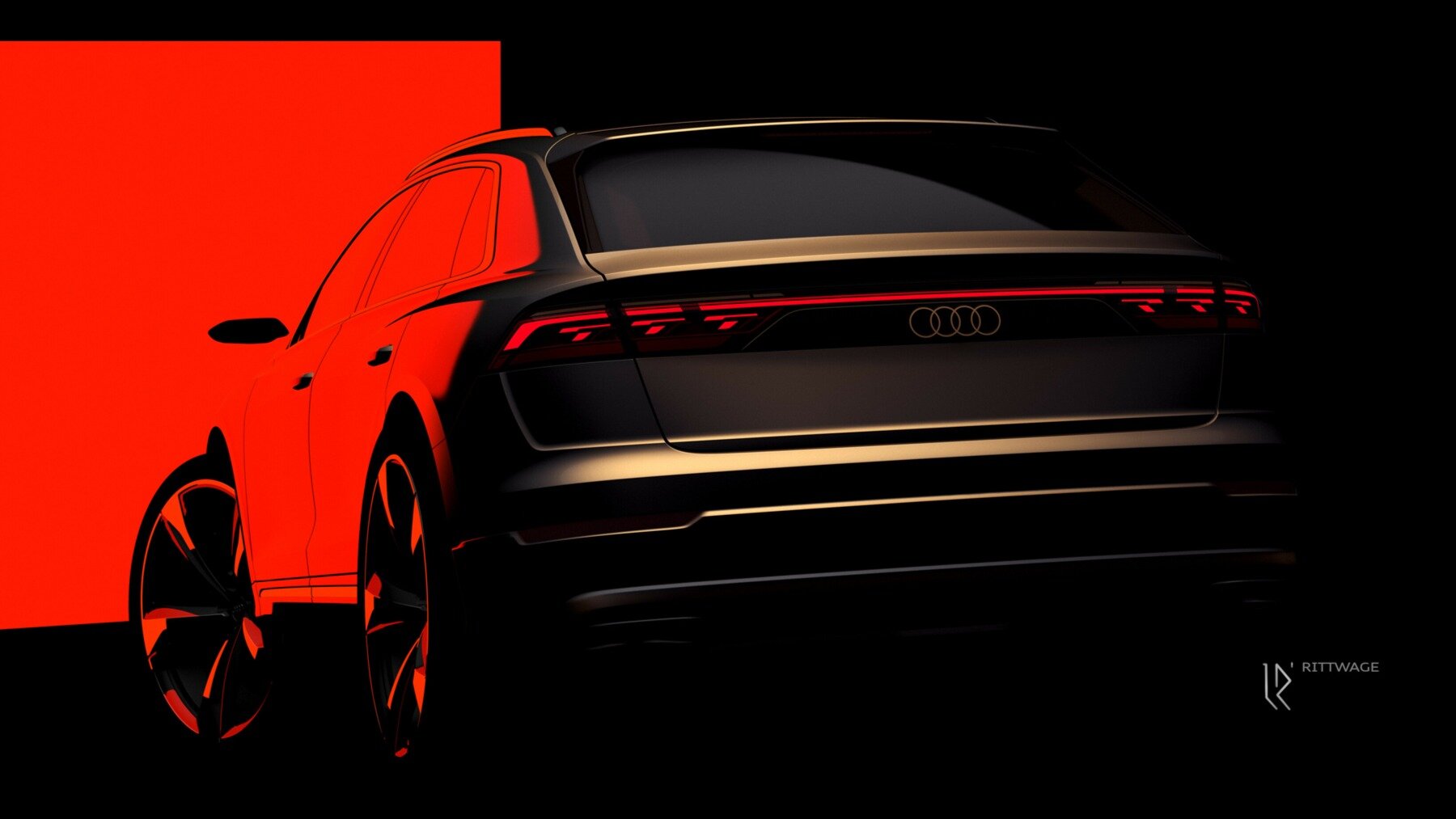 Обновлённый Audi Q8: первое изображение