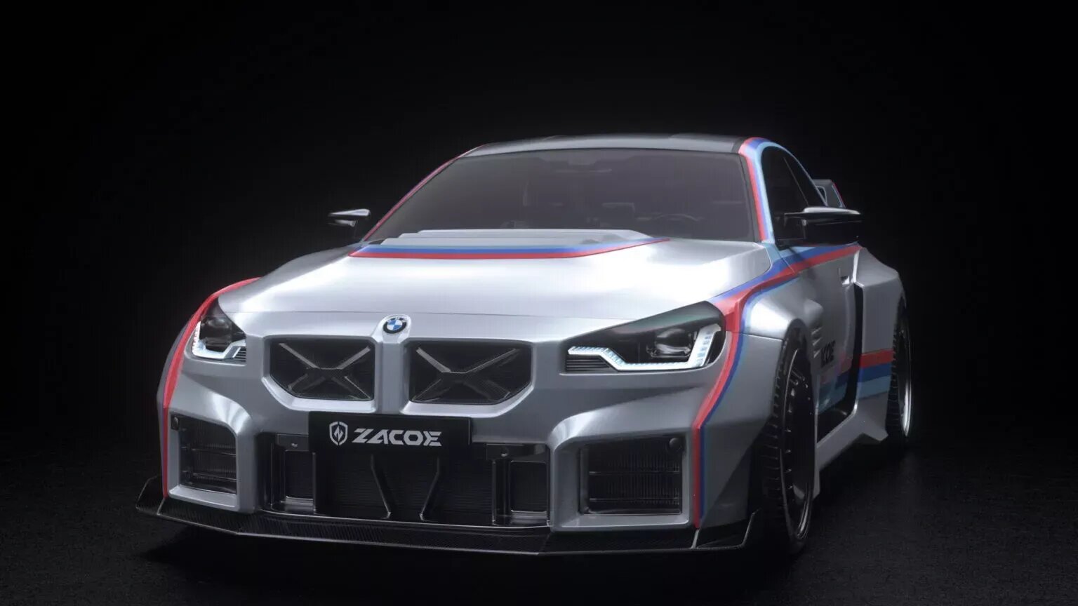 Ателье Zacoe сделало широкий обвес для BMW M2 в стиле М3 Е30 DTM