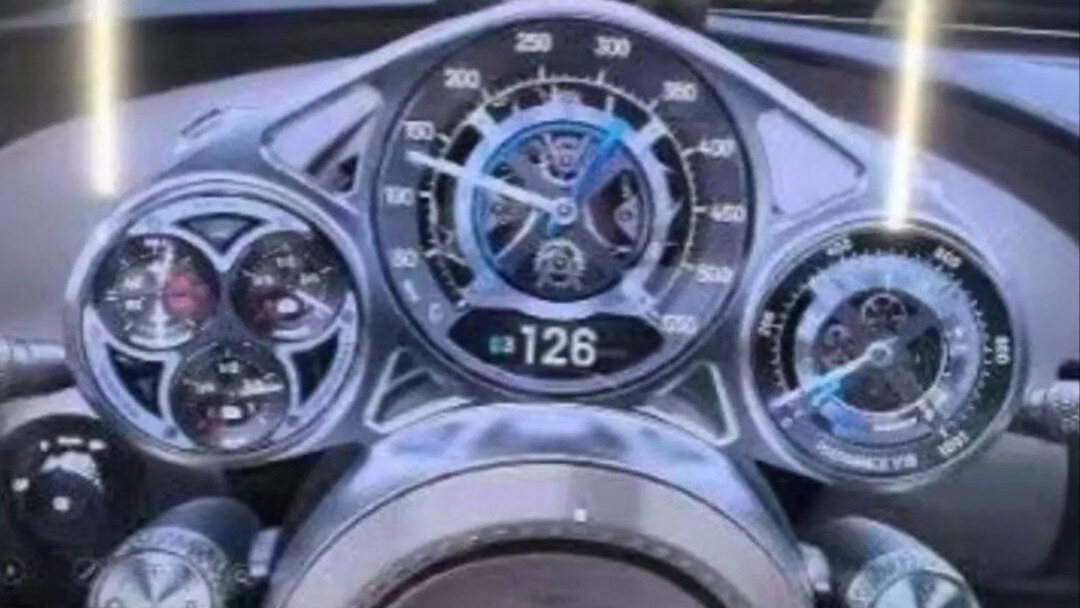 Опубликовано первое фото из салона преемника Bugatti Chiron