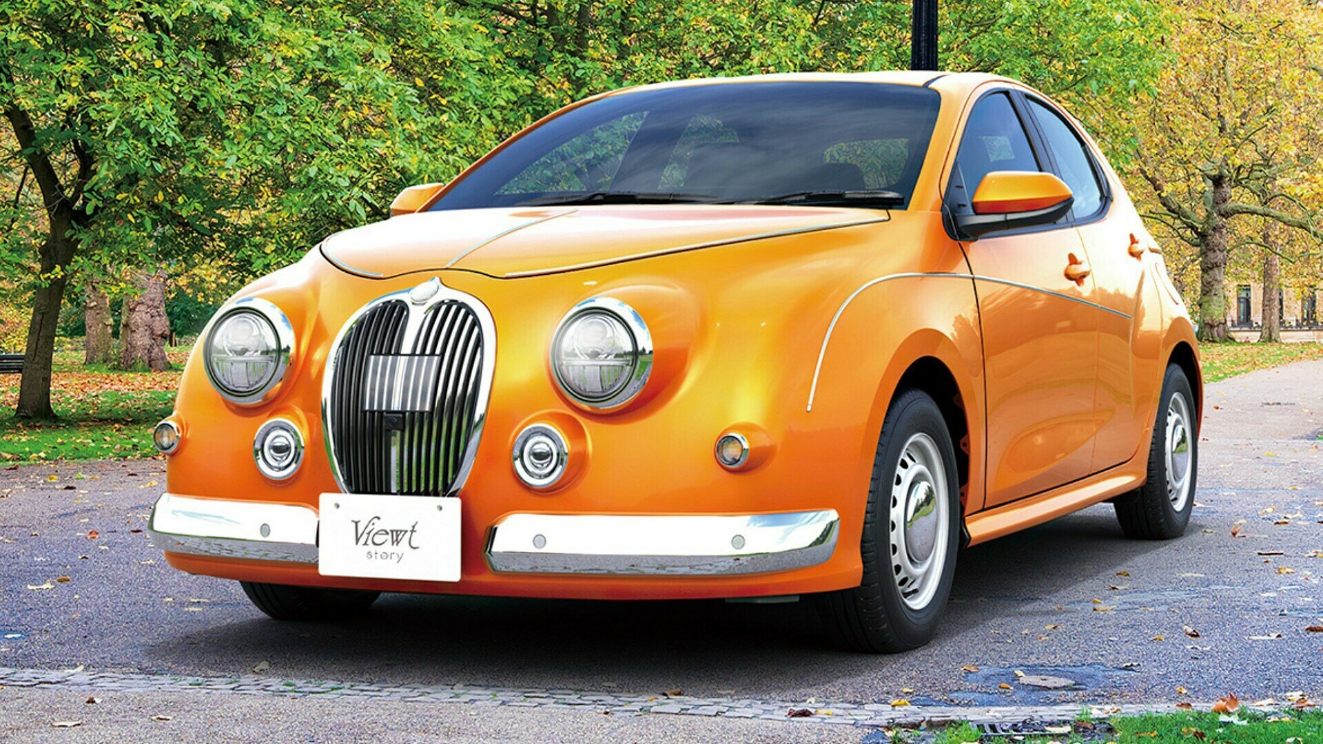Mitsuoka начала продажи ретрохэтчбека Viewt story на базе Toyota Yaris 