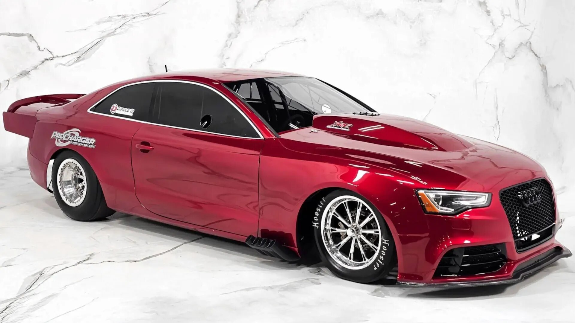 Подготовленное для дрэга купе Audi A5 с 8,8-литровым V8 выставили на продажу