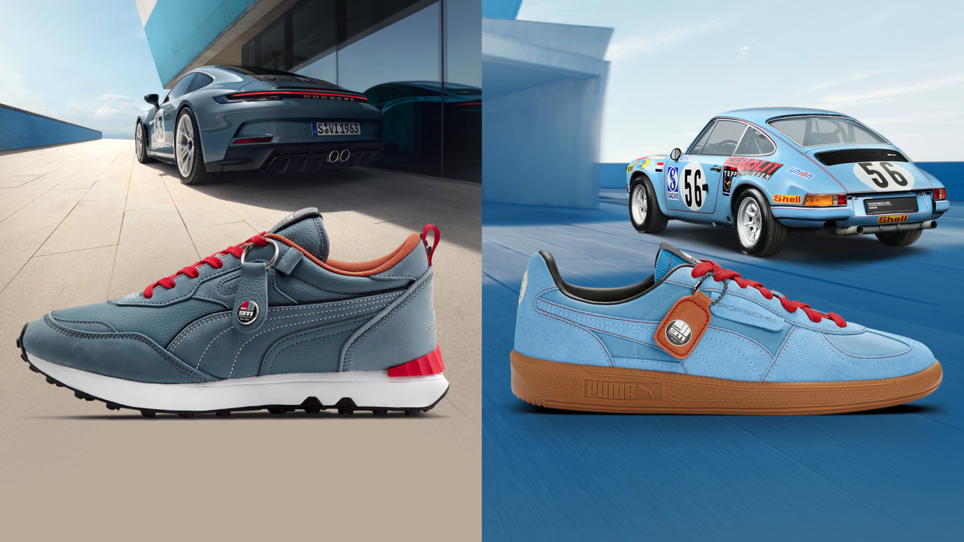 В честь 60-летия Porsche 911 выпущены особые кроссовки Puma
