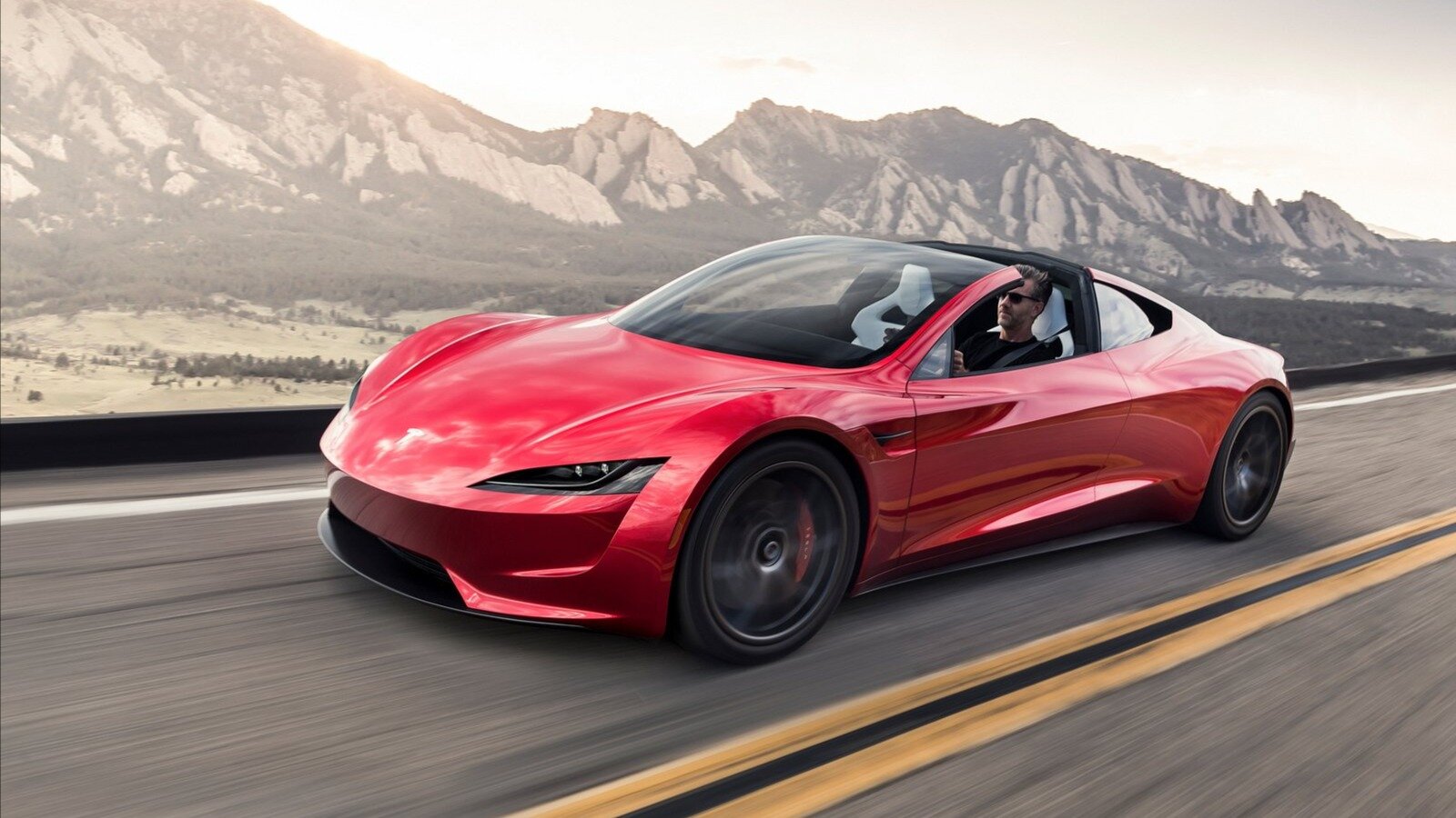 Илон Маск пообещал спорткару Tesla Roadster разгон до 96 км/ч быстрее 1 секунды