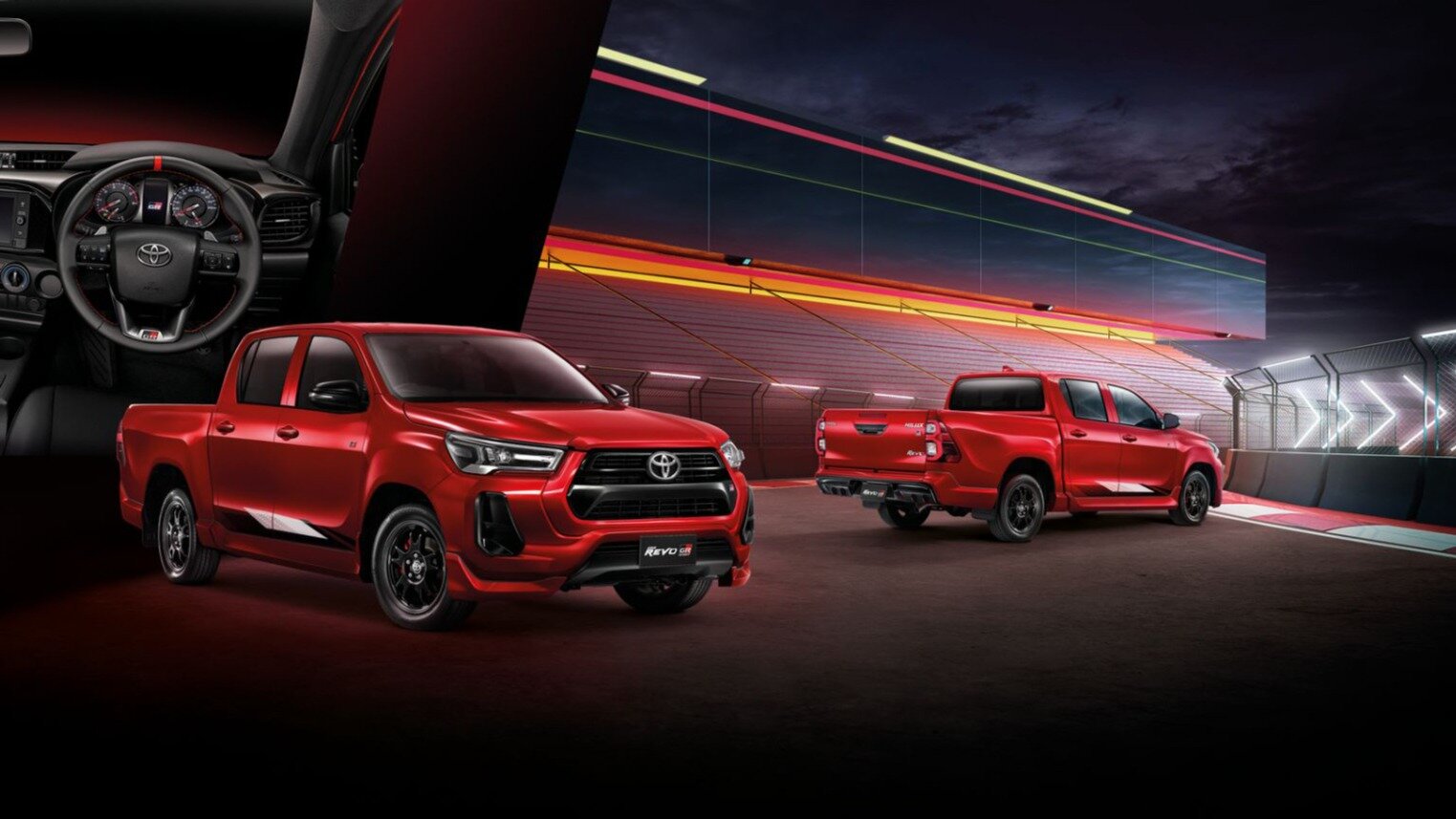 Toyota представила «спортивный» пикап Hilux с заниженной подвеской