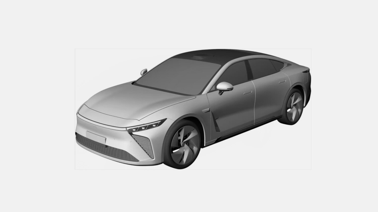 Chery запатентовала конкурента Tesla Model 3