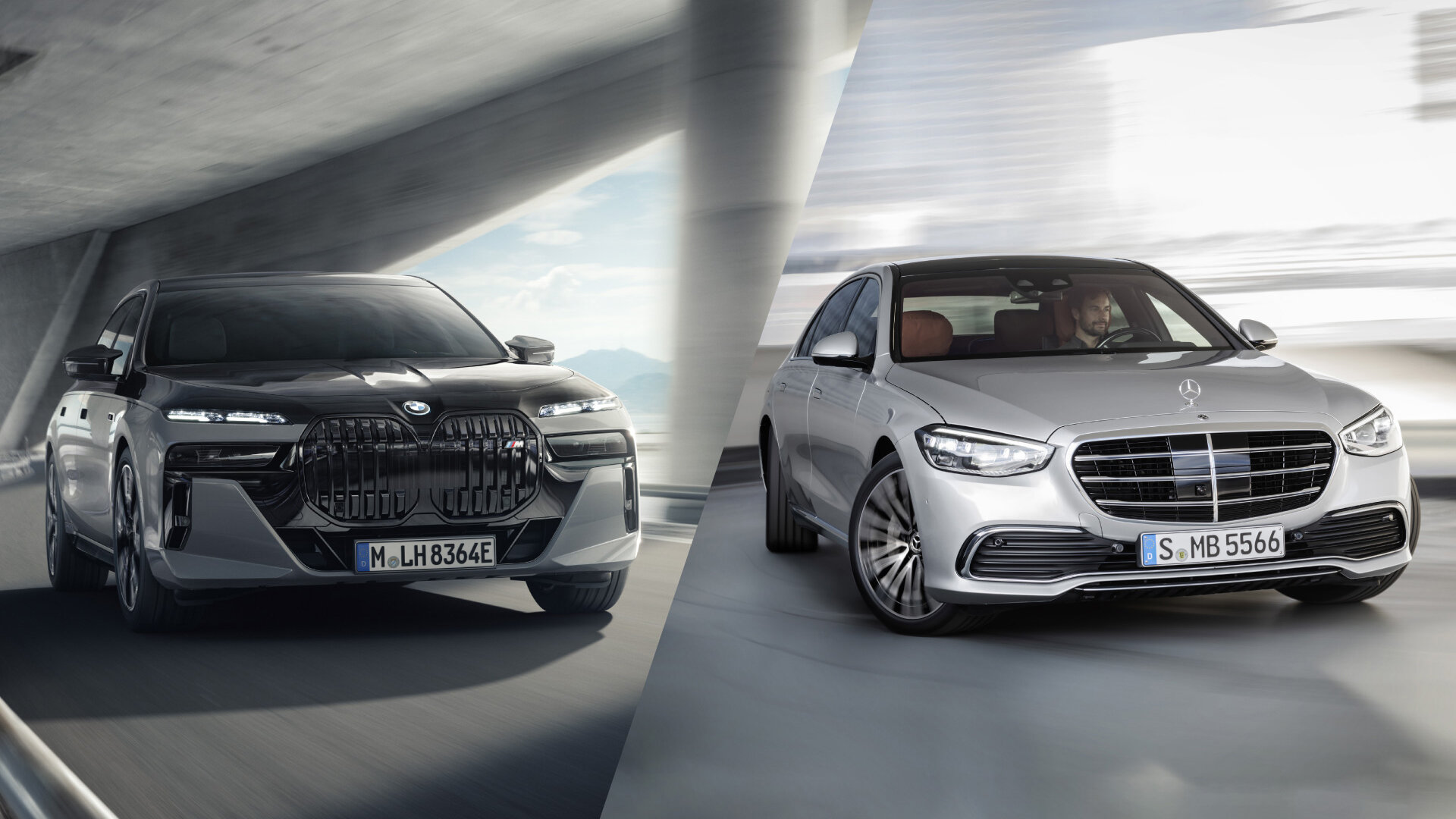 Новейшая BMW 7 серии против Mercedes-Benz S-класса: заочная дуэль люкс-седанов