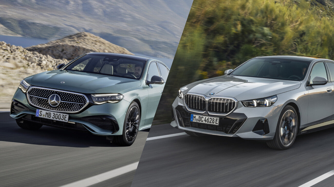 Новая BMW 5 серии против Mercedes-Benz E-класса: заочная битва немецких бестселлеров