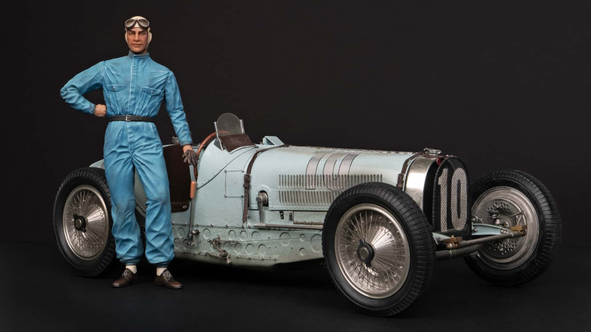 Масштабную модель Bugatti Type 59 от Amalgam оценили в 2,6 миллиона рублей