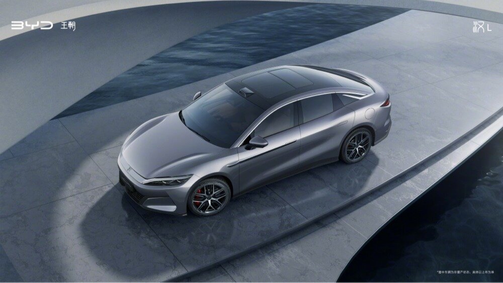 1102-сильный седан BYD Han L и кроссовер Tang L показали на официальных фото