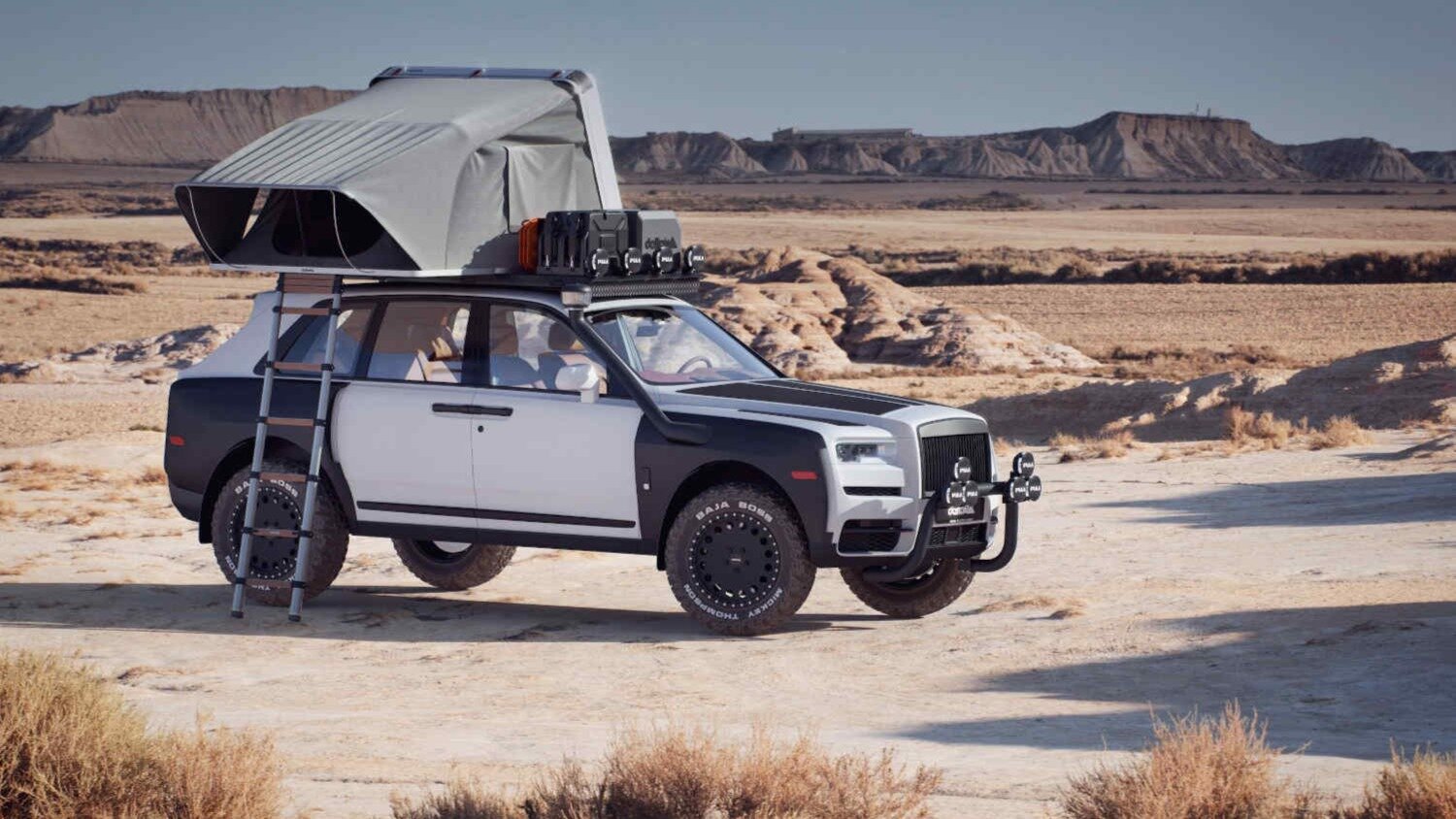 Rolls-Royce Cullinan подготовили для роскошных внедорожных путешествий