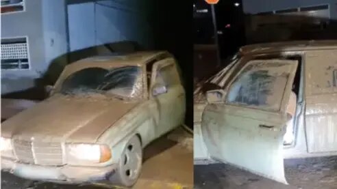 Ураган утопил Mercedes-Benz W123, а он завёлся и поехал