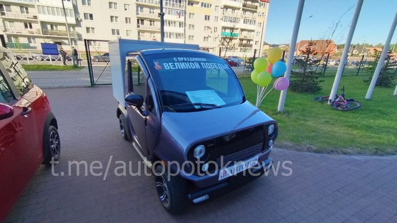 «Автотор» представил электрический грузовичок Eonyx Profi Pickup